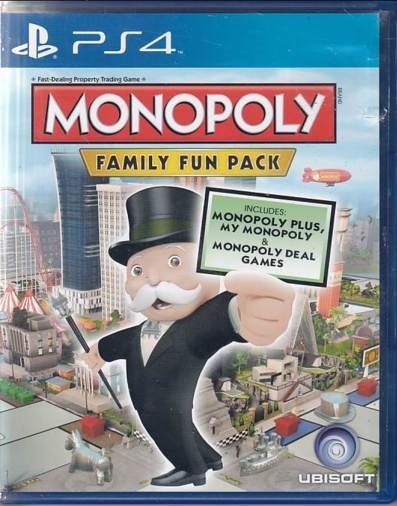 Monopoly - Family Fun Pack - PS4 (B-Grade) (Genbrug)